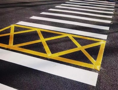 汉中汉中园区交通标线施工